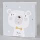 Teddybeer met glanzende strik
